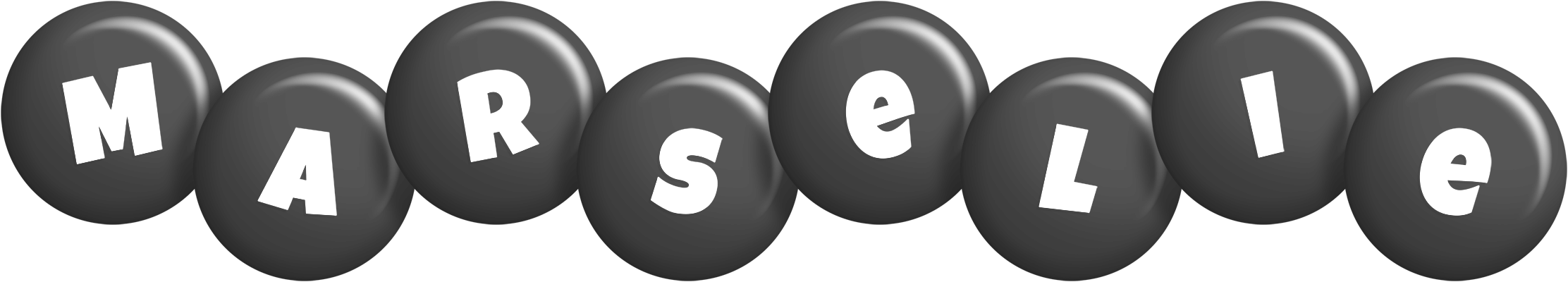 Marselie candy-black logo
