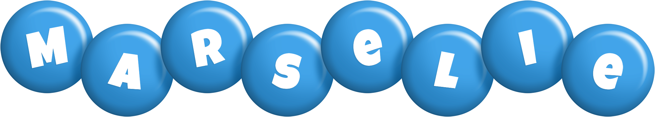 Marselie candy-blue logo
