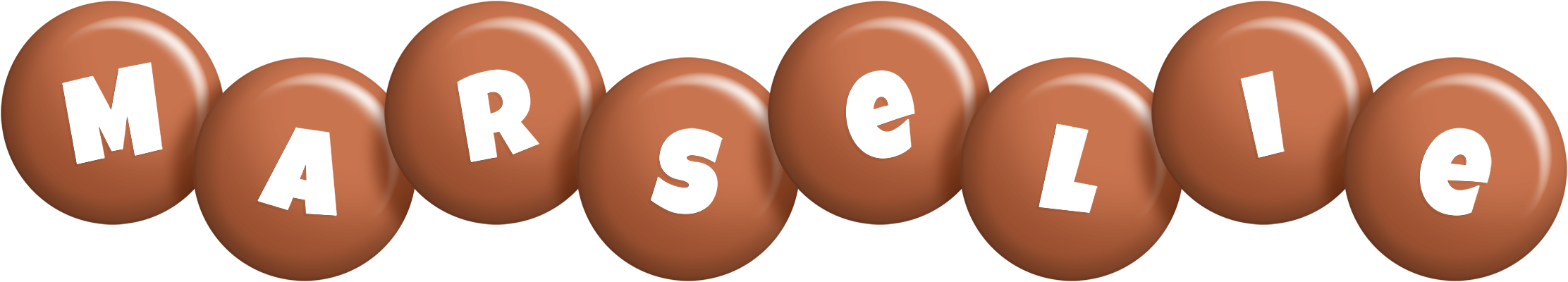 Marselie candy-brown logo
