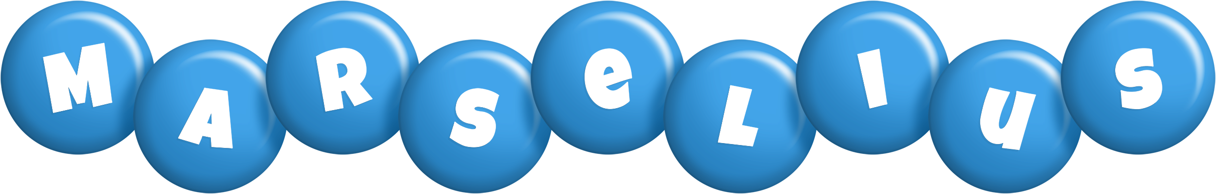 Marselius candy-blue logo