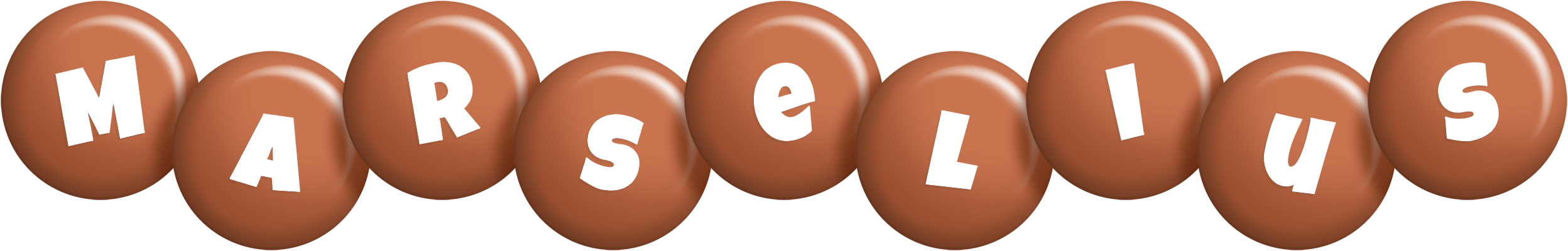Marselius candy-brown logo