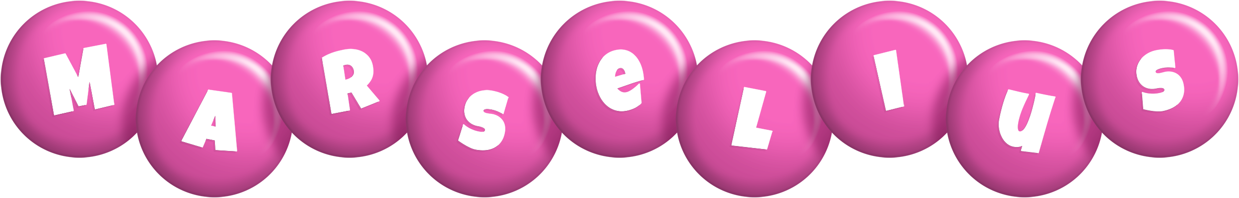 Marselius candy-pink logo