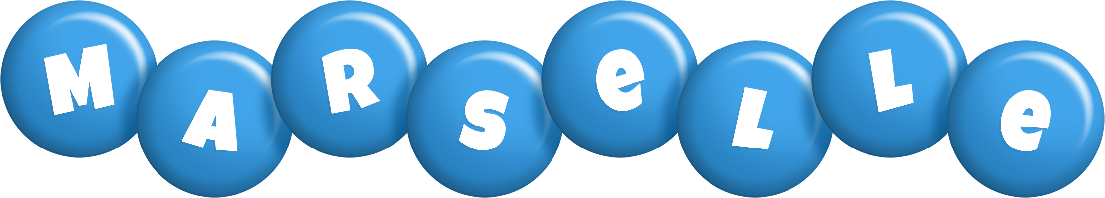 Marselle candy-blue logo