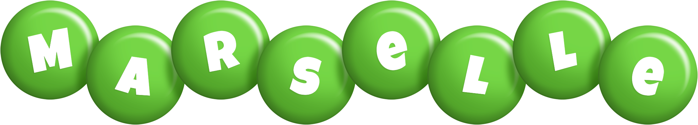 Marselle candy-green logo