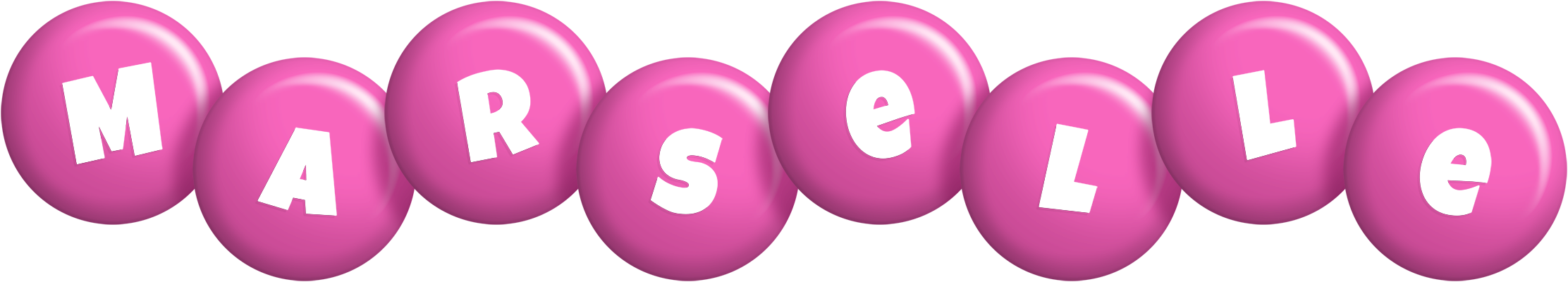 Marselle candy-pink logo