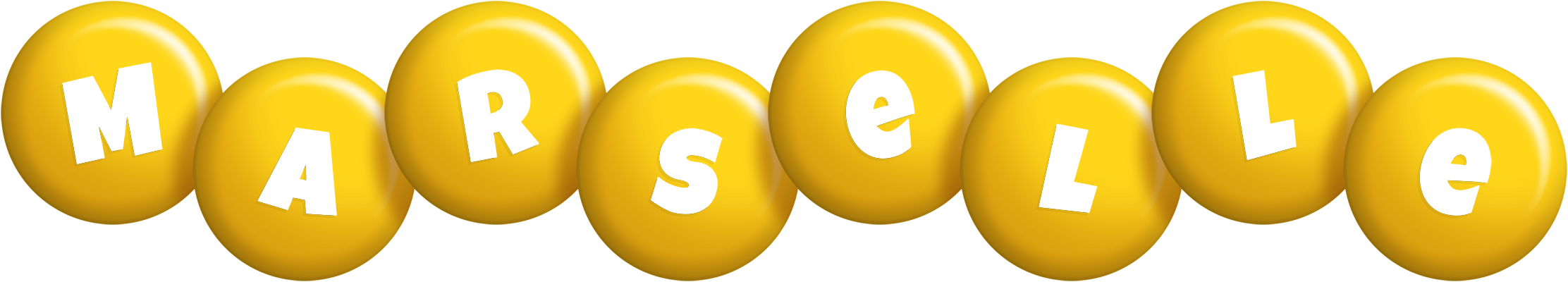 Marselle candy-yellow logo