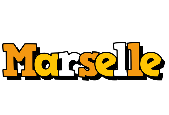 Marselle cartoon logo
