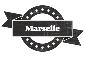 Marselle grunge logo