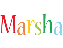 Marsha birthday logo