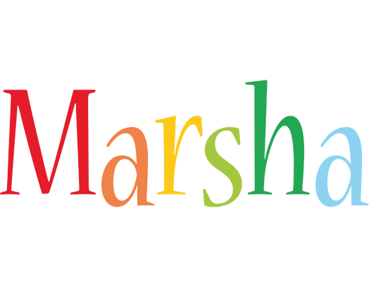 Marsha birthday logo