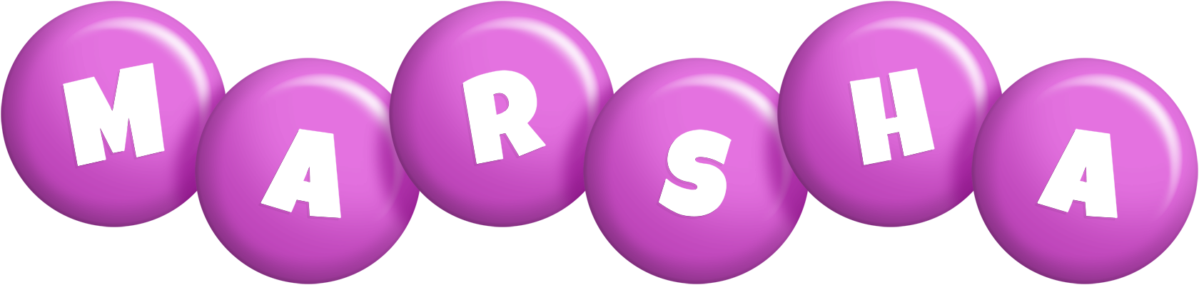 Marsha candy-purple logo