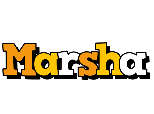 Marsha cartoon logo