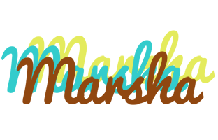 Marsha cupcake logo