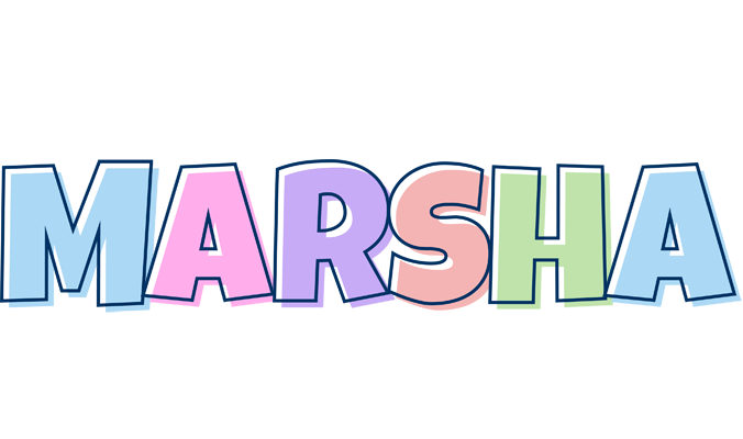 Marsha pastel logo