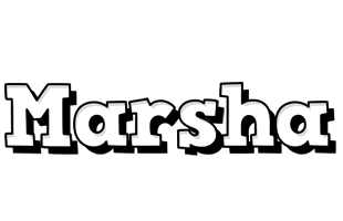 Marsha snowing logo