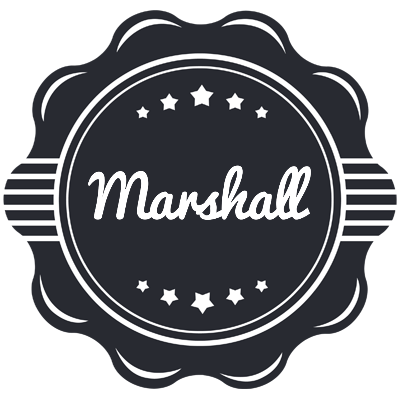 Marshall badge logo