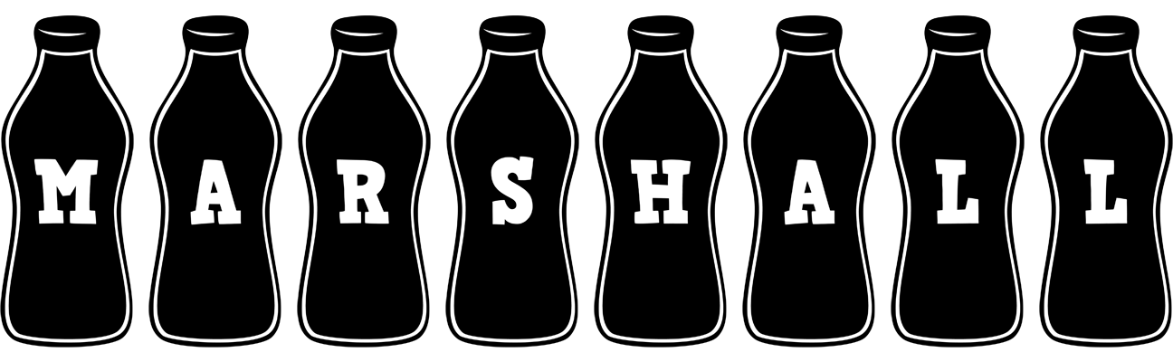 Marshall bottle logo