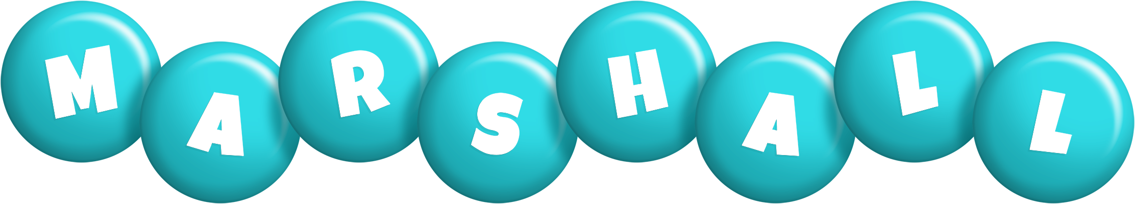 Marshall candy-azur logo