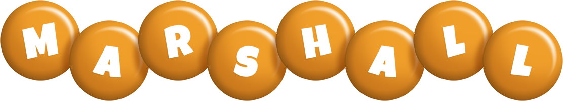 Marshall candy-orange logo