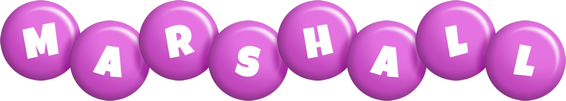 Marshall candy-purple logo