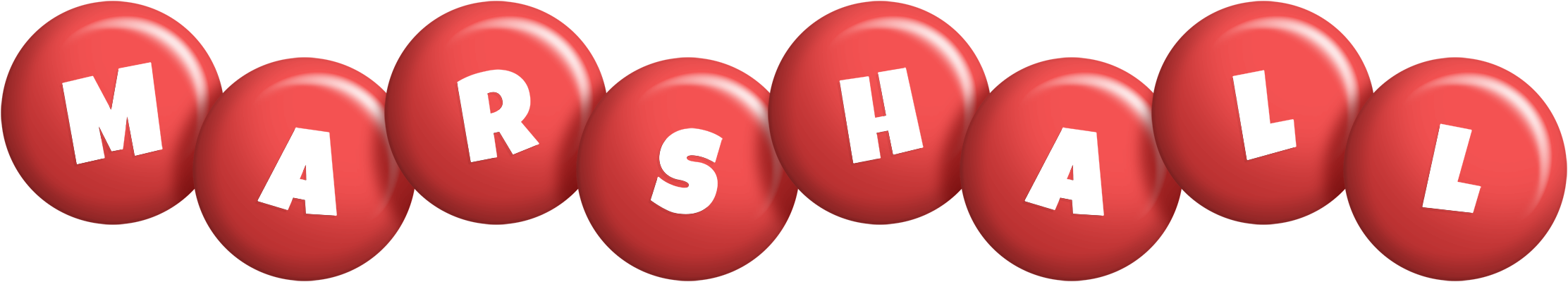 Marshall candy-red logo