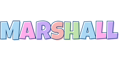 Marshall pastel logo