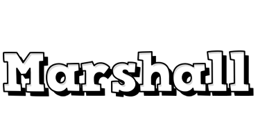 Marshall snowing logo