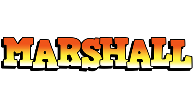 Marshall sunset logo
