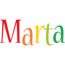 Marta birthday logo