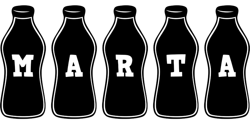 Marta bottle logo