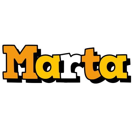 Marta cartoon logo
