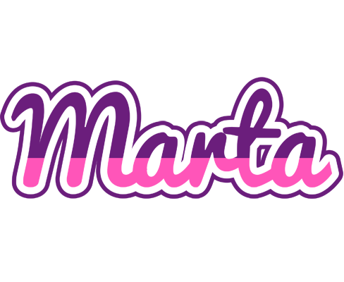 Marta cheerful logo