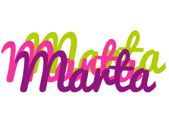 Marta flowers logo