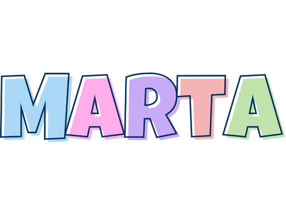 Marta pastel logo