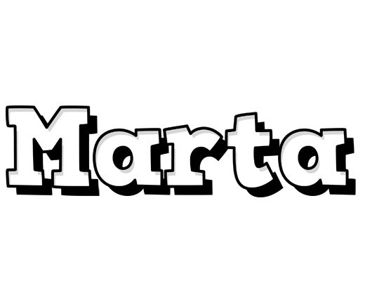 Marta snowing logo