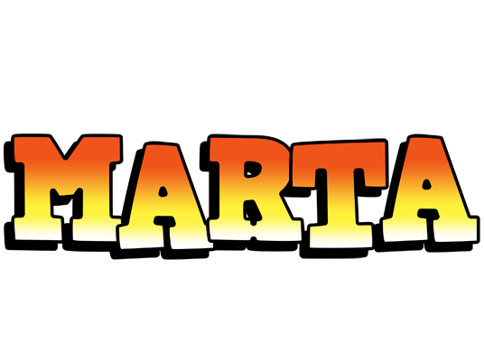Marta sunset logo