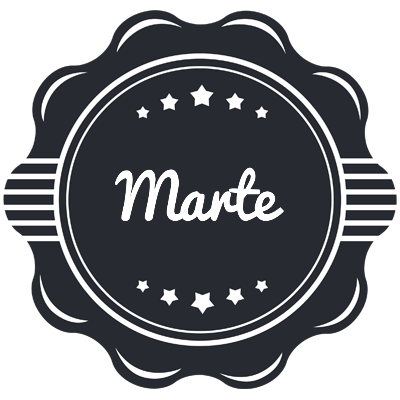Marte badge logo