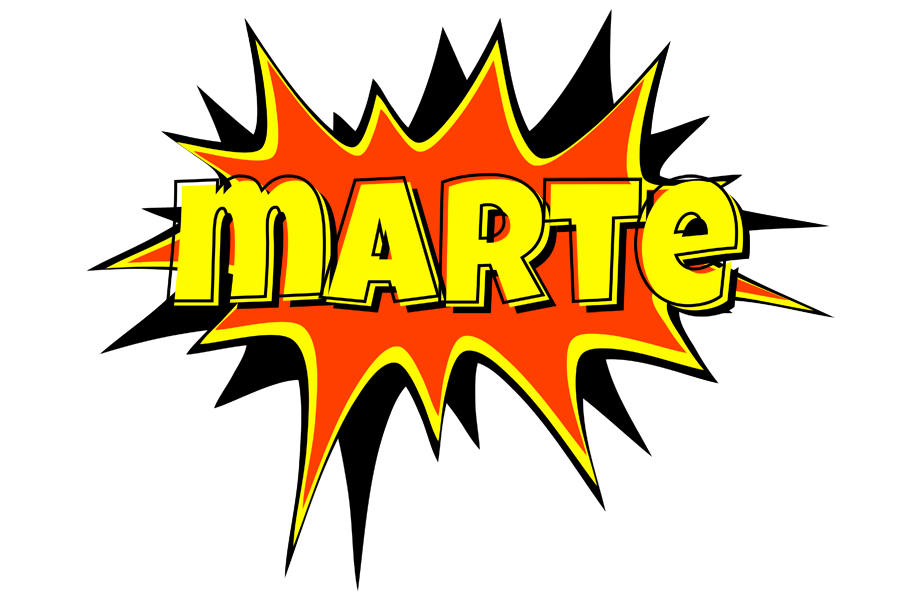 Marte bazinga logo