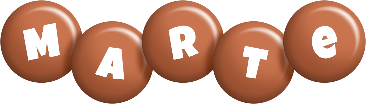 Marte candy-brown logo