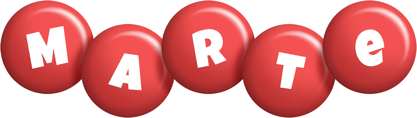 Marte candy-red logo