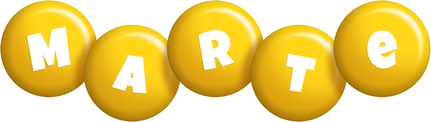 Marte candy-yellow logo