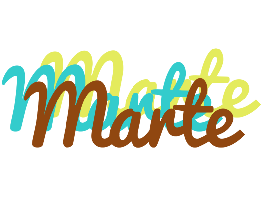 Marte cupcake logo
