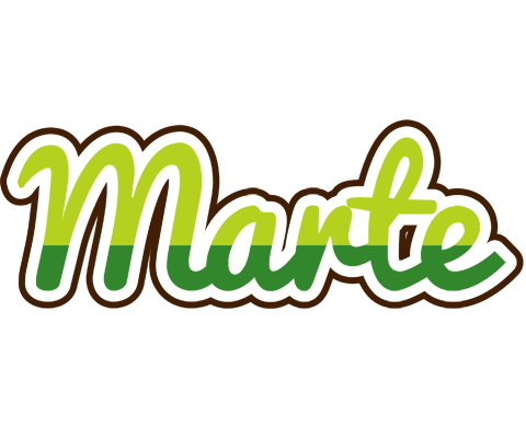 Marte golfing logo