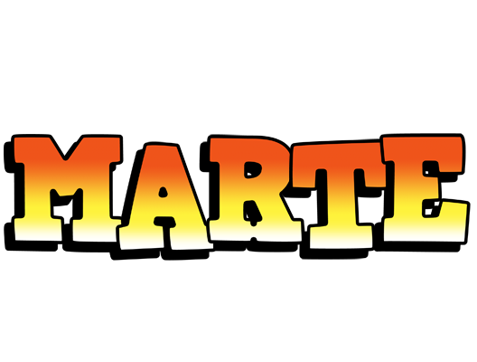 Marte sunset logo
