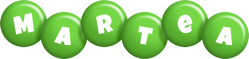 Martea candy-green logo