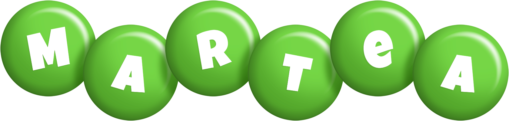 Martea candy-green logo