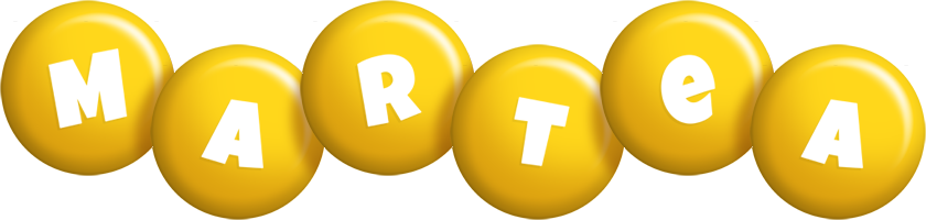 Martea candy-yellow logo