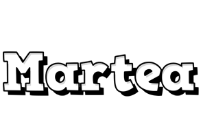 Martea snowing logo