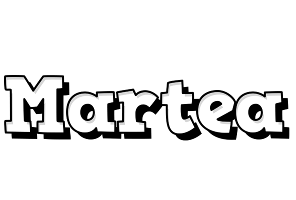 Martea snowing logo