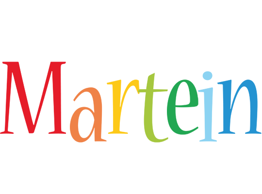 Martein birthday logo
